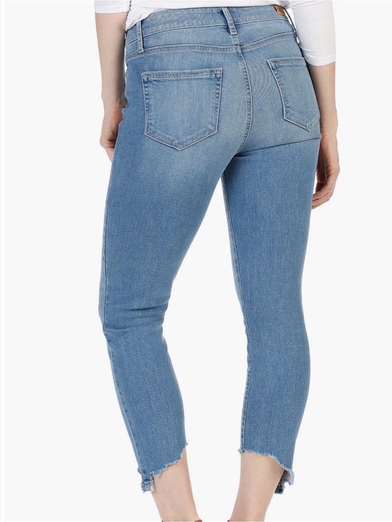PAIGE Denim - PAIGE Hoxton High Waist Crop Angled Ultra Skinny Jeans (Dacey)